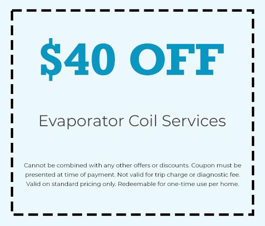 Discount on Evaporator Coil Services