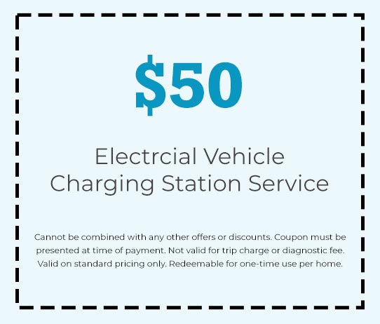 Discount on Electrcial Vehicle Charging Station